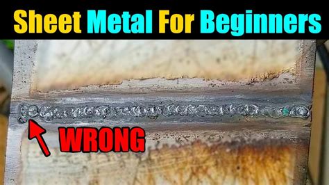 weld sheet metal to wire|welding sheet metal.